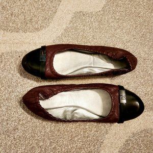 TAHARI Prielle Ballet Flats - Size 10